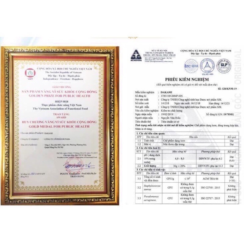 Kem dakami chính hãng 100% mẫu mới