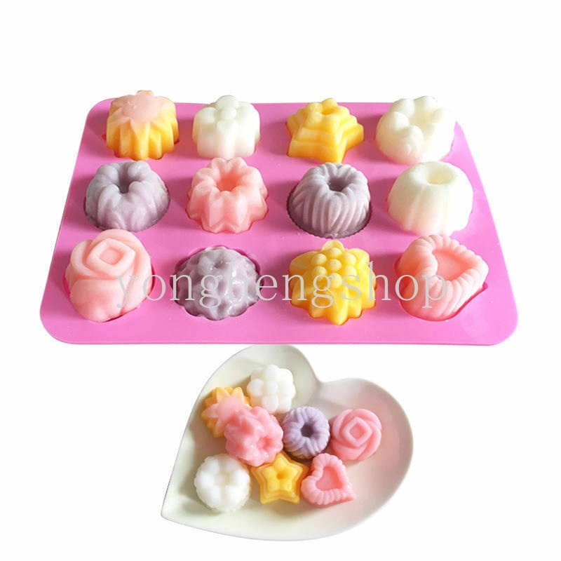 Khuôn Silicone Tạo Hình Làm Bánh Kẹo Hình 3D DIY