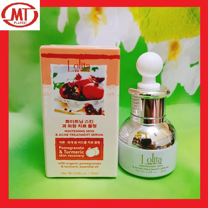 [chính hãng] ] serum lolita đánh bay mụn trắng da hàn quốc 25ml có tem chống giả