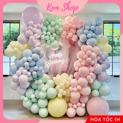 Bóng Tròn Tông Pastel Size 5 Inch Trang Trí Sinh Nhật Sự Kiện - K212