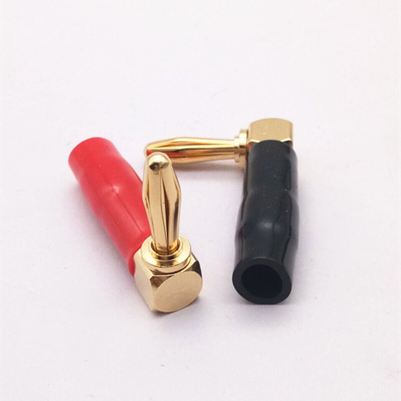 Set 2 Phích Cắm Bắp Chuối 4Mm Mạ Vàng / Đỏ / Đen Chuyên Dụng