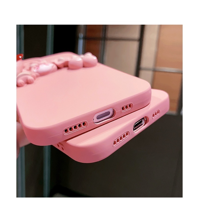 Ốp Điện Thoại Màu Hồng Chống Sốc Cho iphone 15 pro max 14 / 13 / 12 / 11 pro max 7 / 8plus xs xr xs max