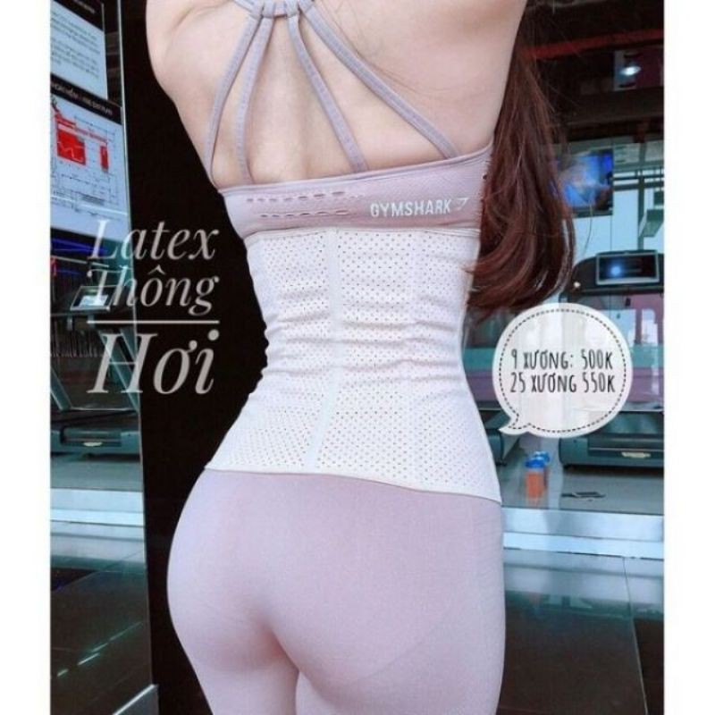 Gen Nịt Bụng Latex Dáng Chuẩn - Đai Nịt Bụng Latex 9 Xương Thông Hơi Hy Lạp Không Lộ Viền | BigBuy360 - bigbuy360.vn