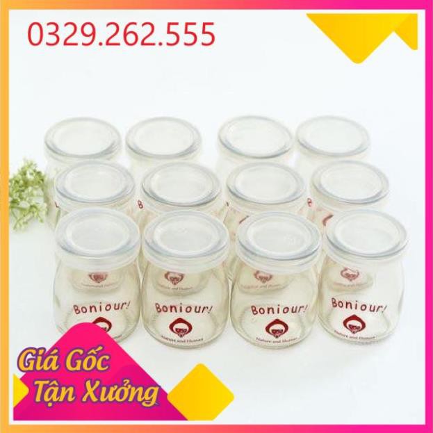 (Sale Khủng)  Hũ làm sữa chua set 12 lọ