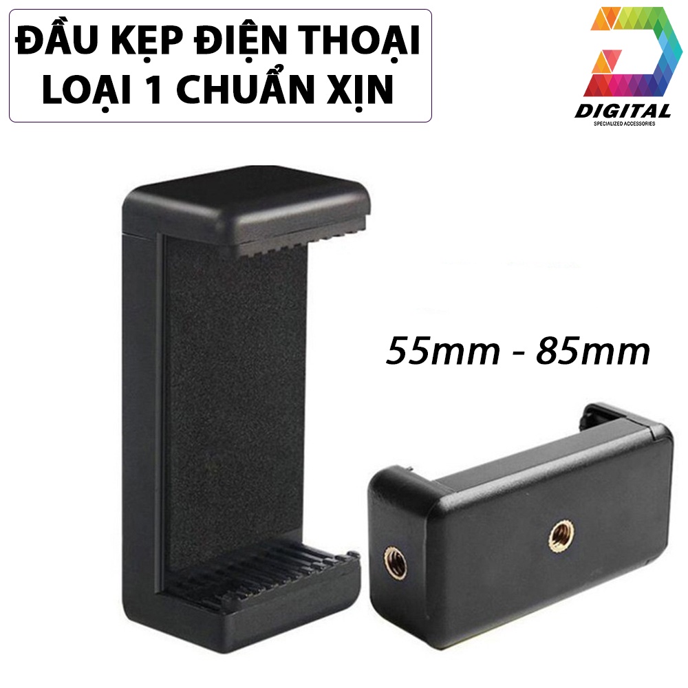 Đầu Kẹp Điện Thoại Rời Gắn Tripod & Chân Máy Ảnh Loại Chuẩn Xịn