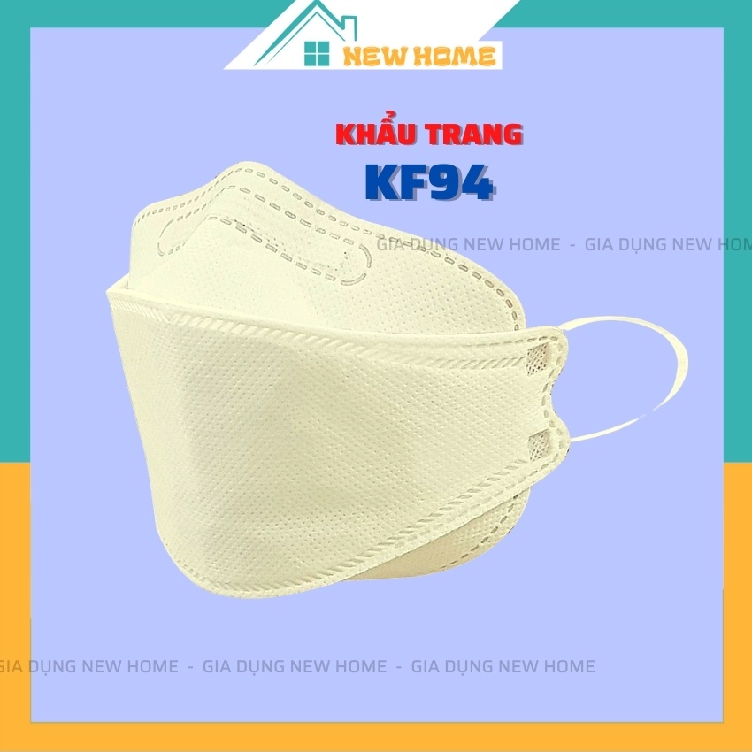 Khẩu trang KF94 [Gói 10 chiếc] Khẩu trang y tế Tiến Hùng Chính hãng 4 lớp kháng khuẩn chống bụi mịn PM 2.5 | BigBuy360 - bigbuy360.vn