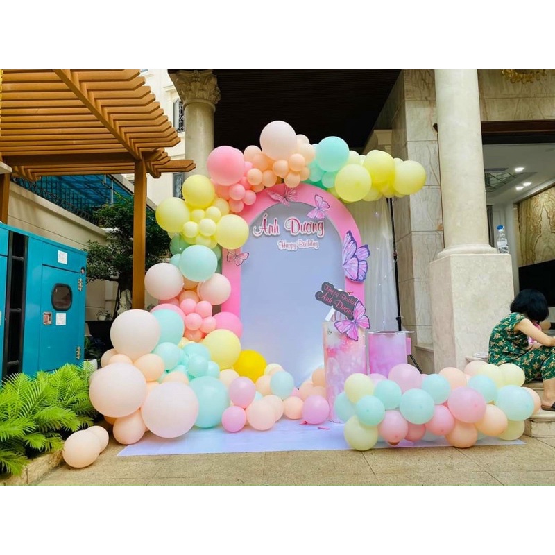 Bóng Paster size 24inh 5 quả chọn mầu trang trí Huy decor