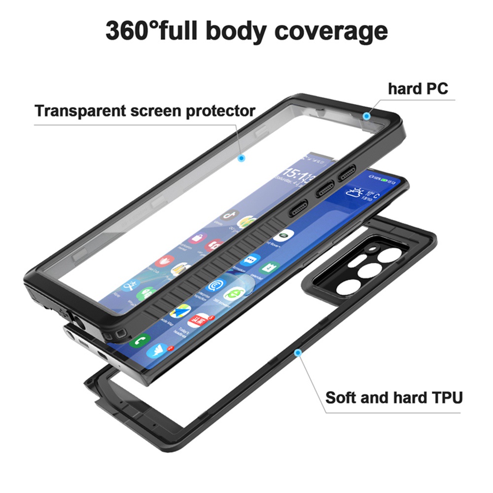 Ốp Điện Thoại Bảo Vệ Toàn Diện 360 Độ Chống Nước Chống Sốc Cho Samsung Galaxy Note 20 Ultra 4g / 5g Galaxy Note20