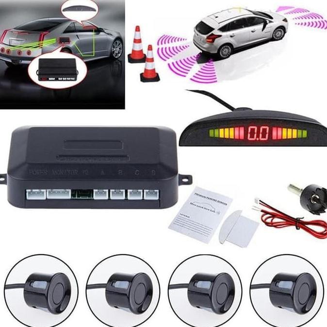 Bộ Cảm Biến Đỗ Xe 4 Điểm Màn Hình LCD Chuyên Dụng