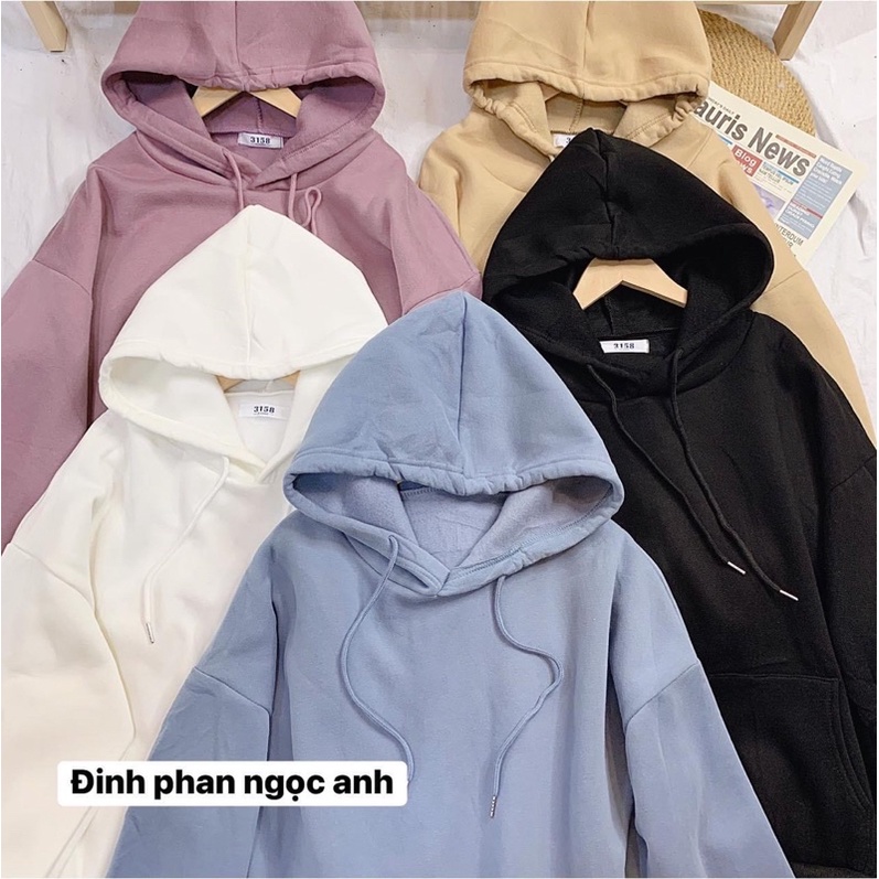 TL39 C4T5 Áo Nỉ Bông Hoodie Nam Nữ 3158 Quảng Châu Pha Vạt Siêu Dày Đẹp Có Mũ Rộng Form To Over Size