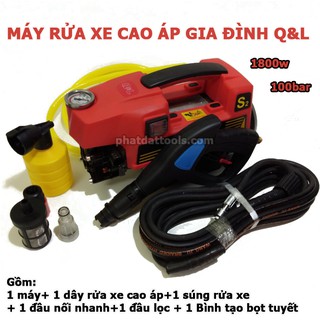 Máy rửa xe mini gia đình QL