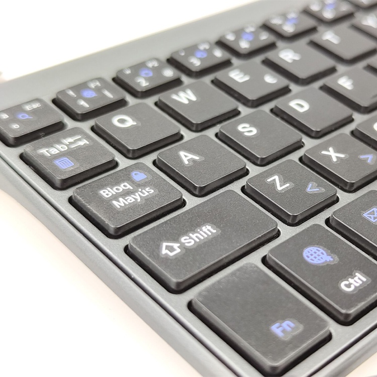 Bàn phím không dây HAPPY HOMLIV 2.4ghz 2 trong 1 có touchpad và bàn phím số cho Android Box Smart TV laptop