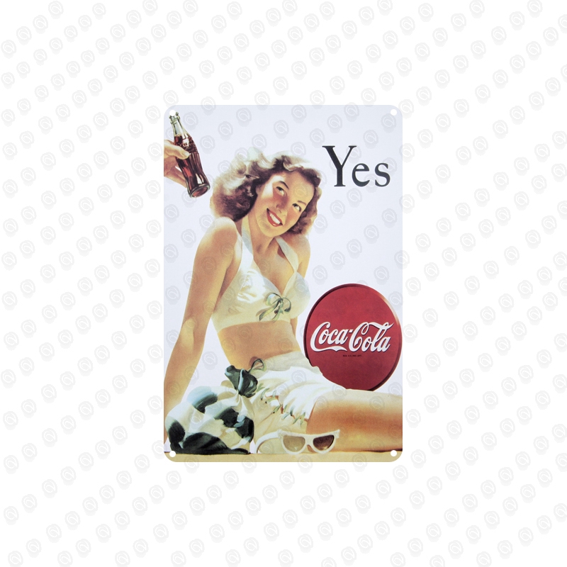 Coca Cola Miếng Dán Tường Trang Trí Nhà Hàng Quán Cà Phê