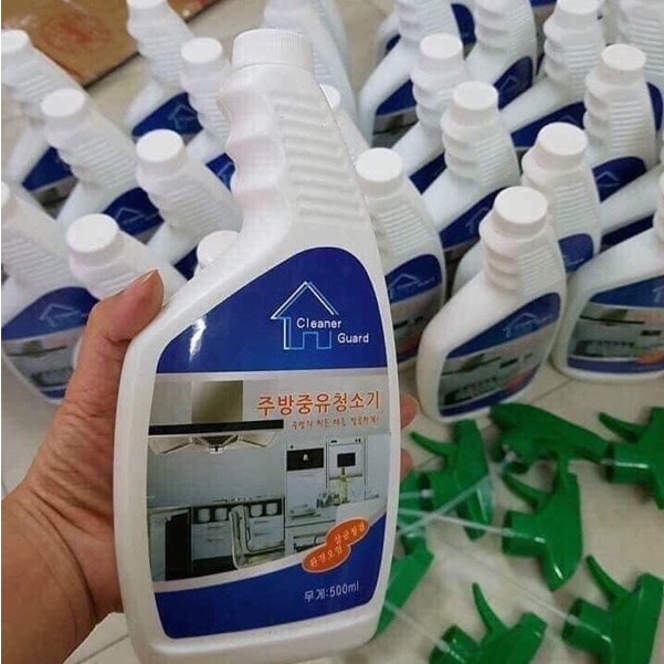 [Thấu Hiểu Nhà Bếp] Chai Xịt Vệ Sinh Tẩy Rửa Nhà Bếp Đa Năng Hàn Quốc,Tẩy Dầu Mỡ 500ml Cao Cấp Siêu Sạch