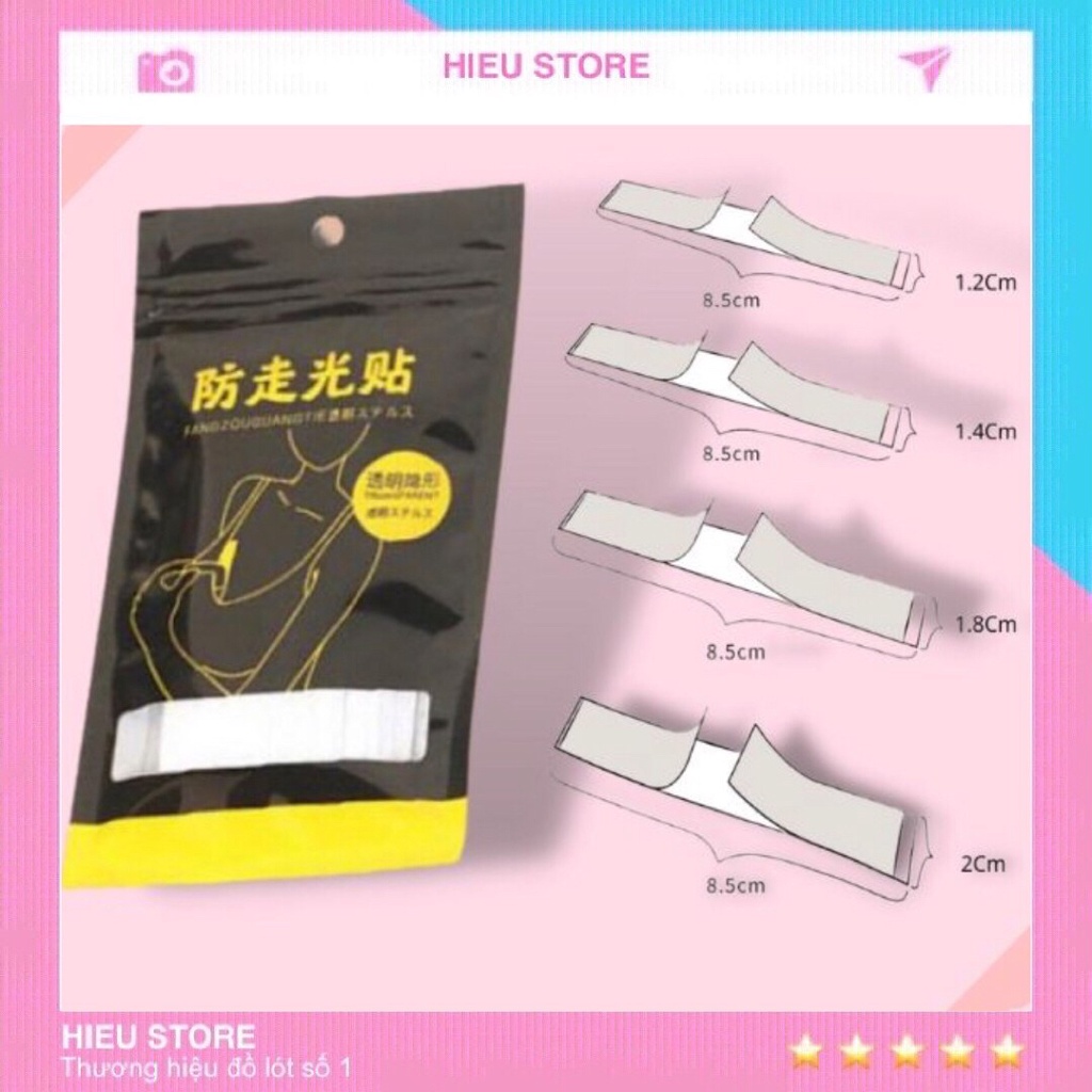 Băng Dính Cố Định Quần Áo Thời Trang, Set 50 Miếng Dán Quần Áo Tiện Lợi Hieu Store24h - 1213