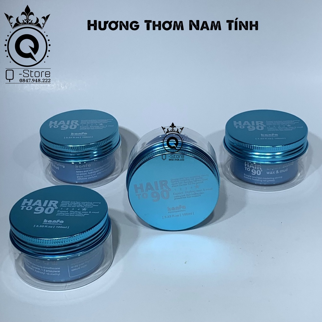 Sáp Vuốt Tóc KANFA HAIR TO 90, Sáp tóc được các chuyên gia tạo kiểu, giữ nếp tóc hàng đầu thế giới sử dụng