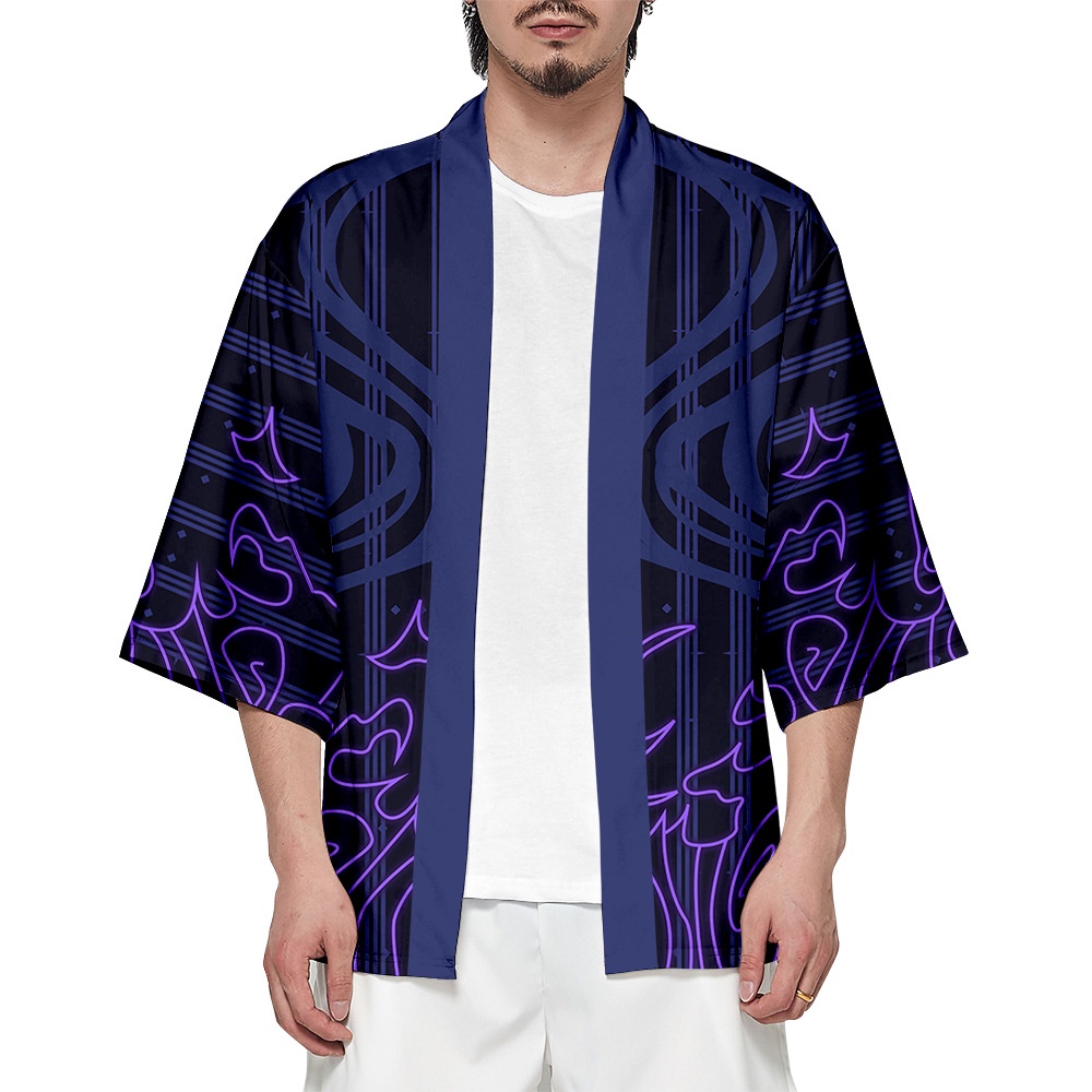 Mới Áo Khoác Kimono Tay Dài Dáng Rộng In Hình Nhân Vật Anime Naruto 3D Thời Trang Unisex