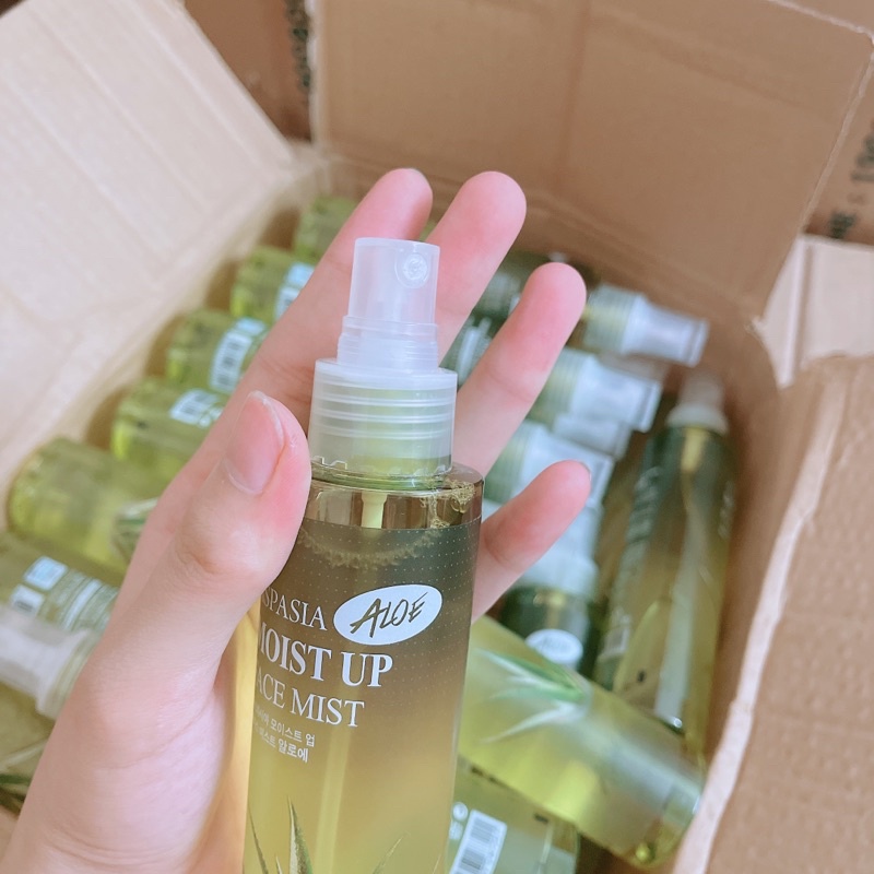 Xịt khoáng lô hội Aspasia Moist Up Face Mist Hàn Quốc 150ml khoáng nha đam dưỡng trắng da chính hãng | BigBuy360 - bigbuy360.vn