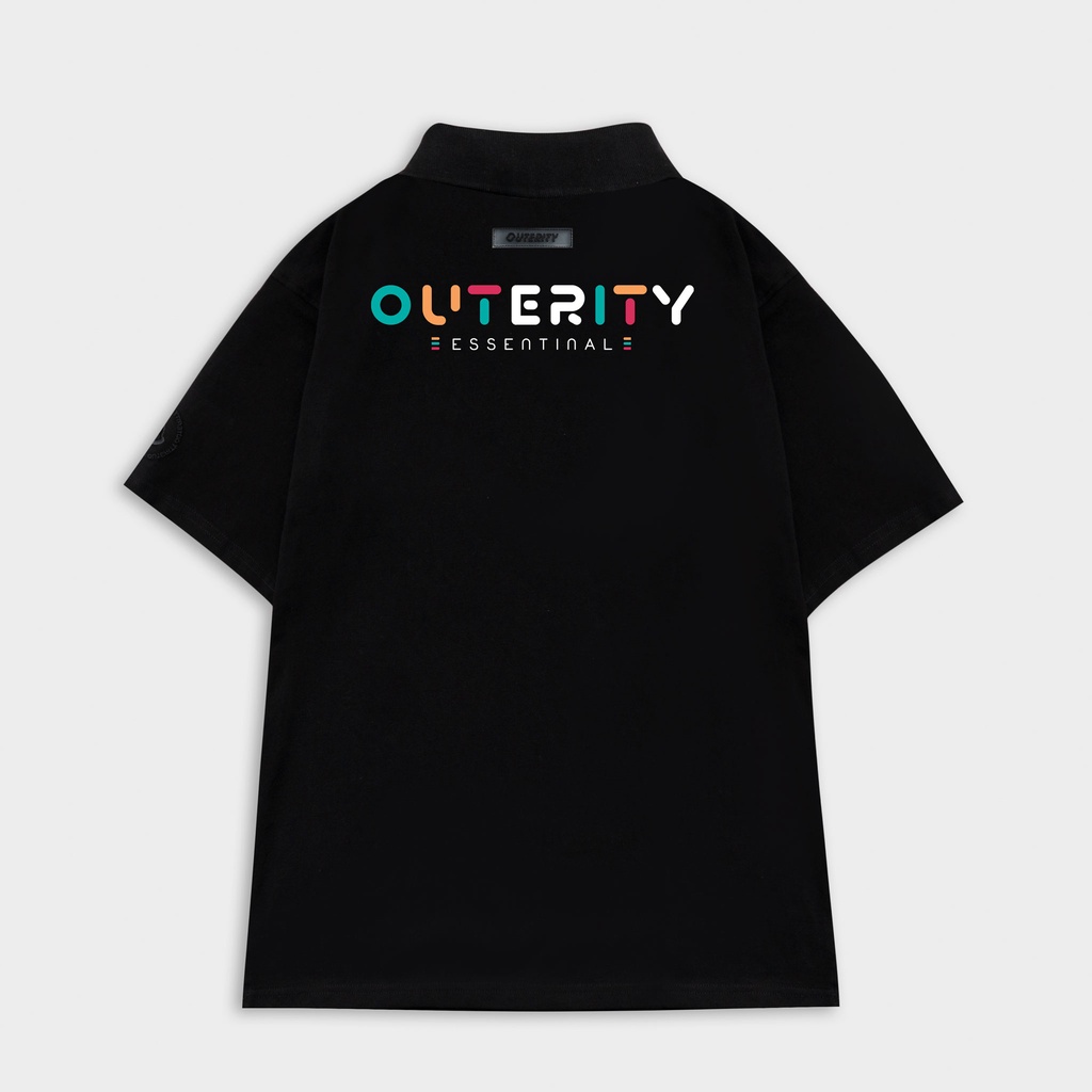 Áo polo nam nữ local brand unisex Outerity Rainbow vải cá sấu - ORP702