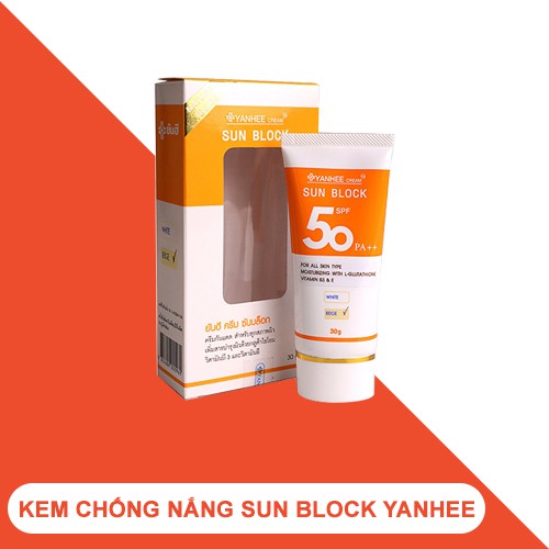 ☑️ Kem Chống Nắng Yanhee Thái Lan Sun Block 30g ☑️