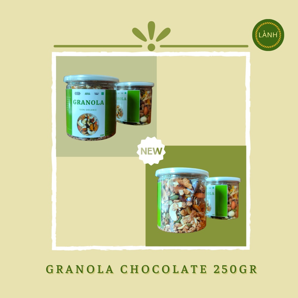 【Ngũ Cốc Granola】Lành Girl Season Socola - Giảm Cân Ăn Kiêng Dinh Dưỡng - Hạt Mix