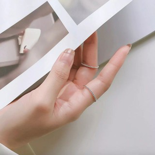 Nhẫn bạc nữ thân xoắn, Nhẫn bạc 925 xoắn trơn kirasilver