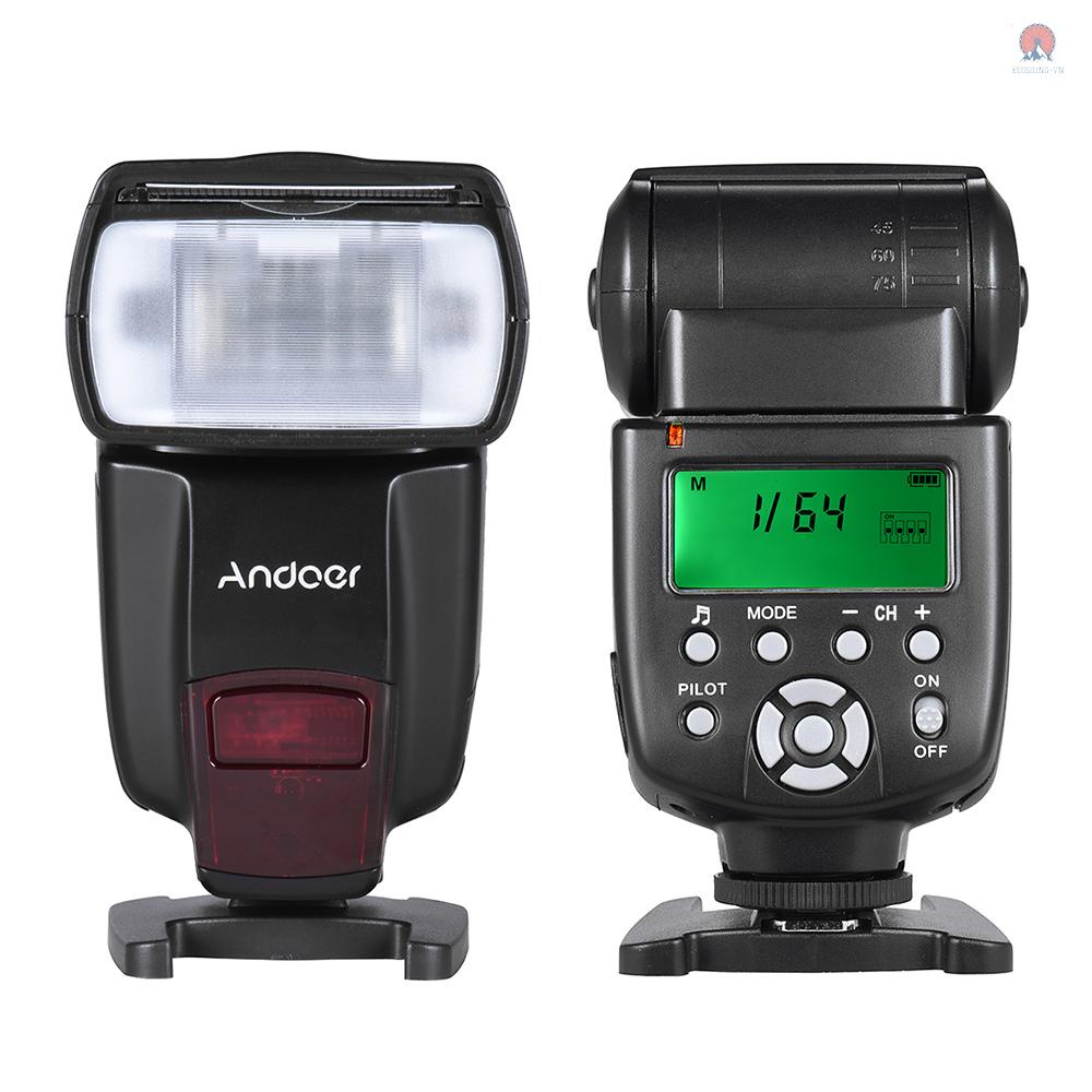 Đèn Flash Chụp Ảnh Không Dây ECVN Andoer AD560 IV 2.4G GN50 Cho Máy Ảnh DSLR