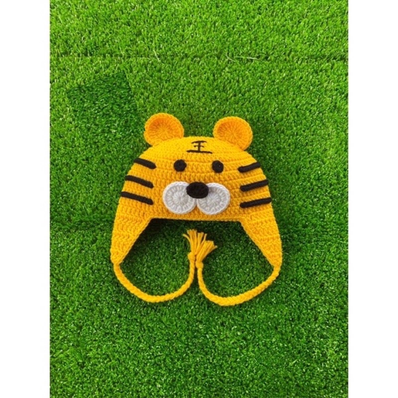 Mũ len hình Trâu , Hổ ngộ nghĩnh cho bé