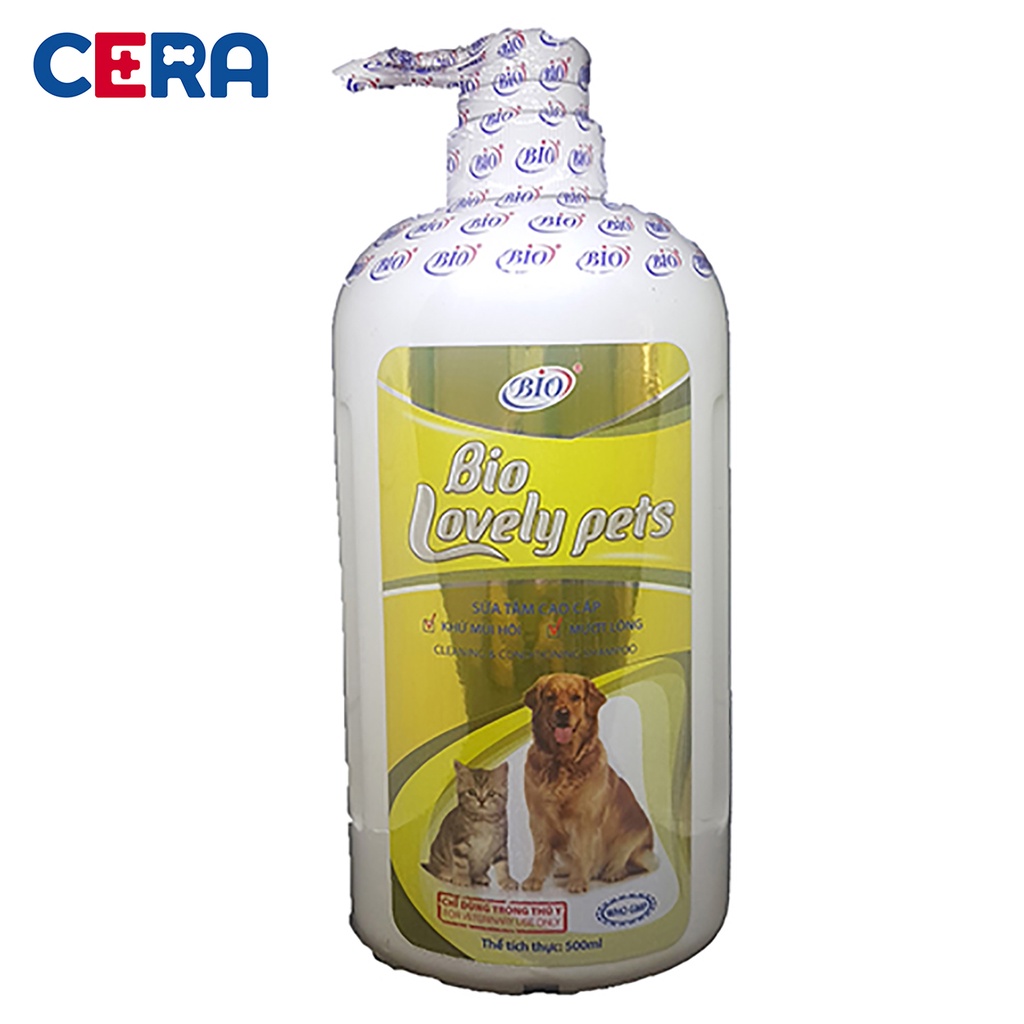 Sữa Tắm Chó Mèo Dưỡng Lông Mượt - BIo Lovelypet 500ml