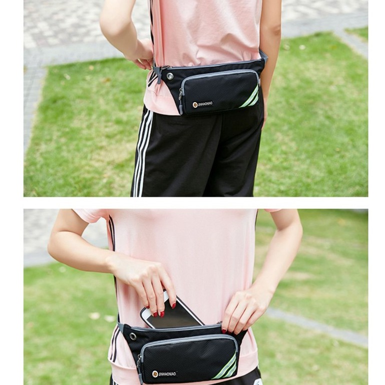 Túi đeo bụng túi đeo hông để đi chạy bộ tập gym đi siêu thị chống nước
