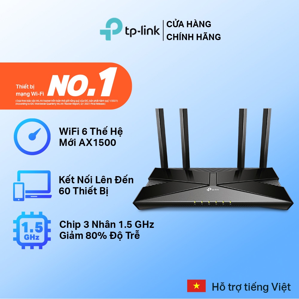 [Hỏa Tốc] Bộ Phát Router Wifi TP-Link Archer AX10 Wifi 6 Chuẩn AX 1500Mpbs