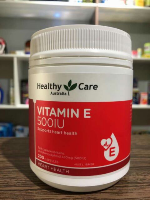 Kẹo vitamin E Healthy Care 200v Úc