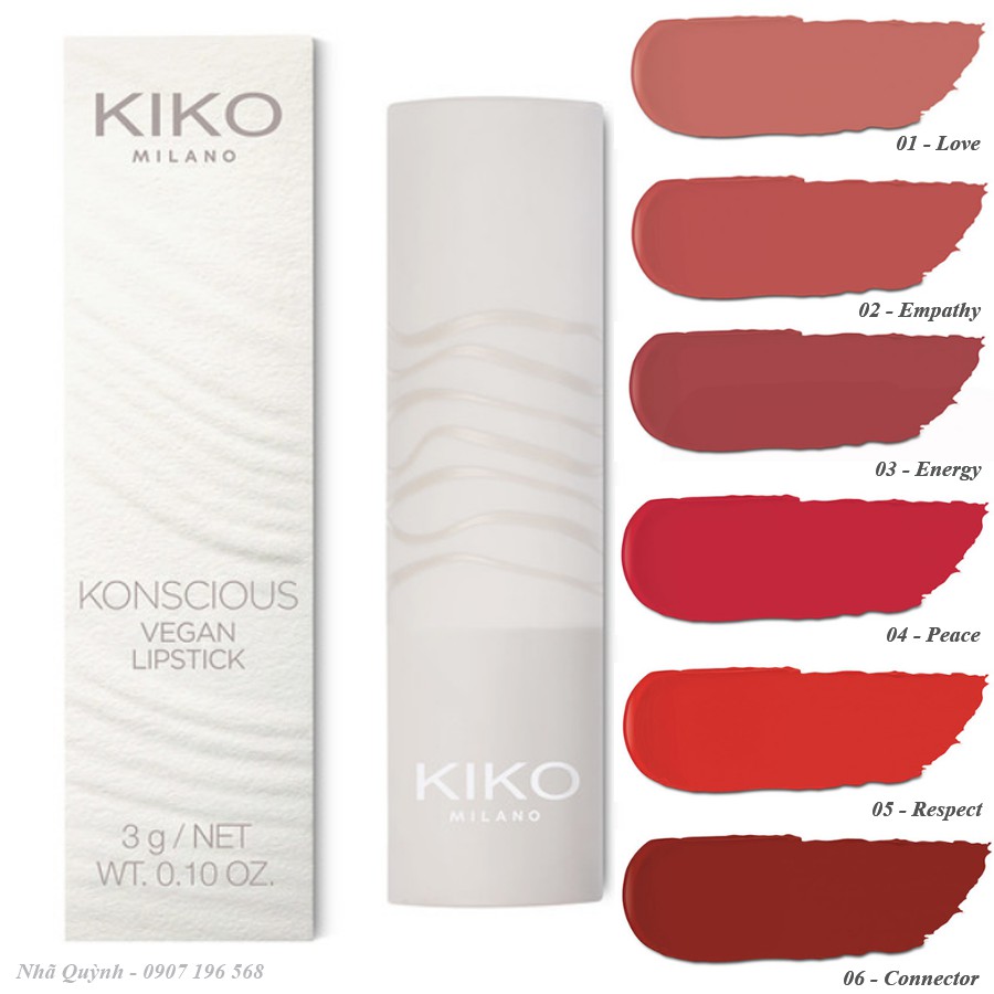 Son KiKo hữu cơ Konscious Vegan Lipstick