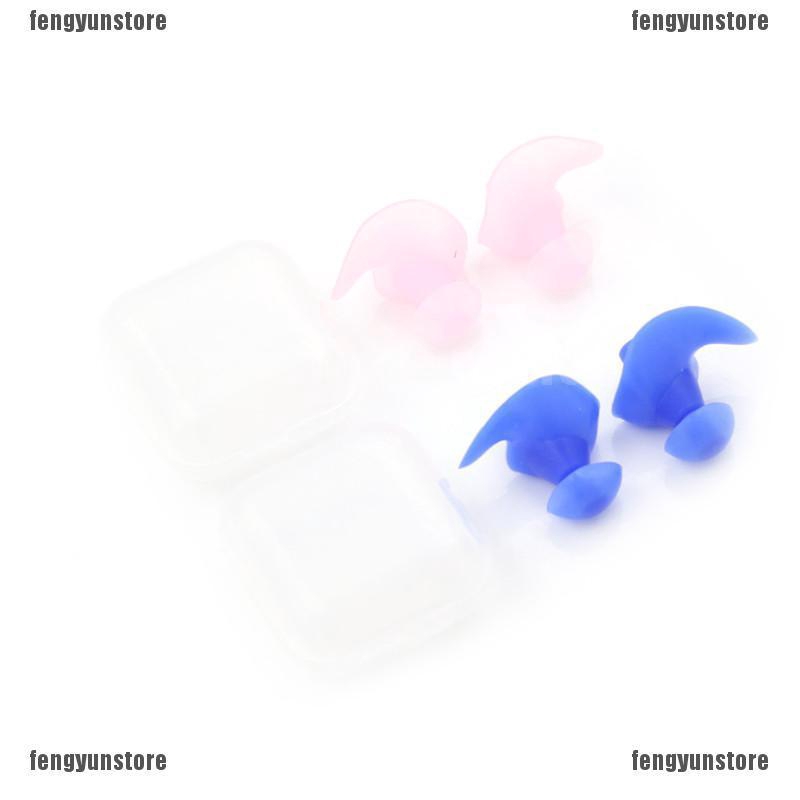 Set 2 nút silicone bịt bảo vệ tai tiện dụng đi bơi