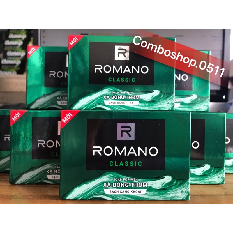 Xà bông Romano 90g xà bông thơm sạch sảng khoái