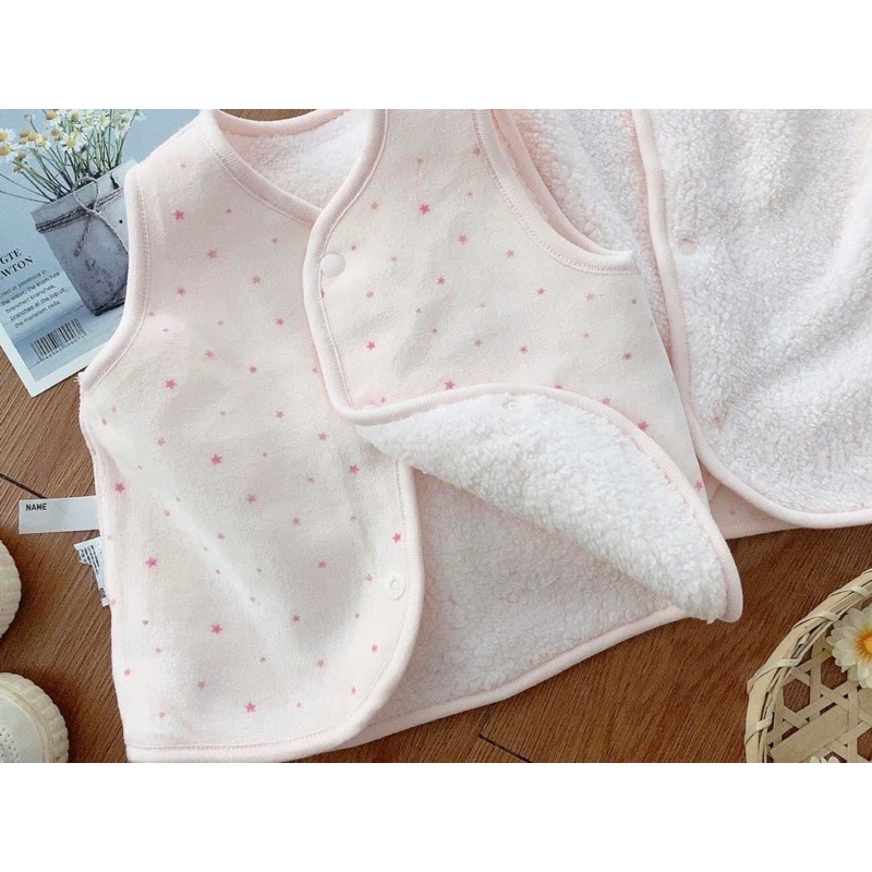 Jile lông cừu lót cotton  mềm uniqilo dư xịn mặc được 2 mặt