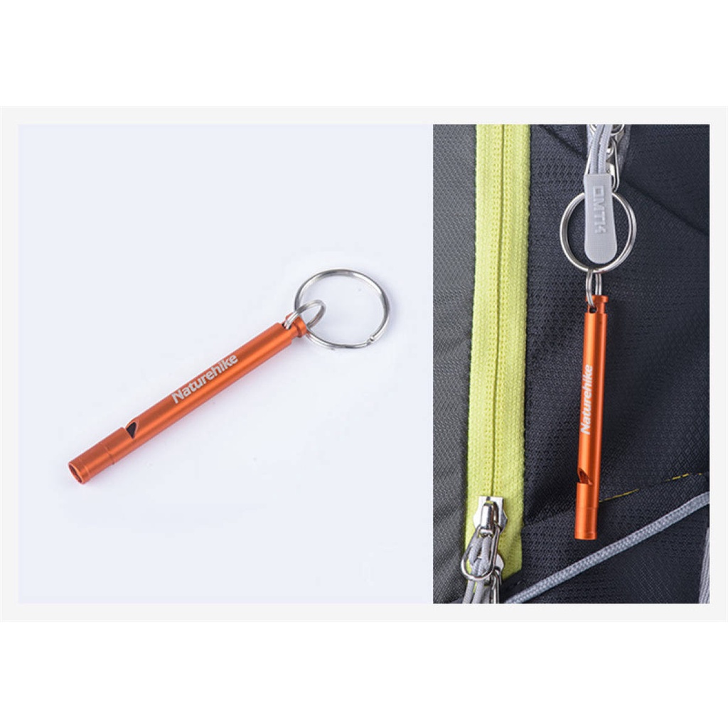 CÒI NHÔM CỨU HỘ NATUREHIKE 8CM NH15A002-J |CÒI TÍN HIỆU SOS, DÃ NGOẠI SINH TỒN