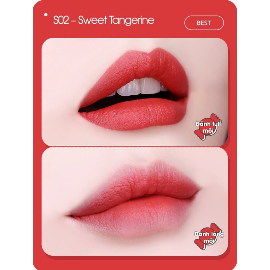 son black rouge 💋 Freeship 💋 Giảm 10K Khi Nhập [SONBR10KA] son kem hàn quốc có sẵn 5 màu S01-S05 | BigBuy360 - bigbuy360.vn