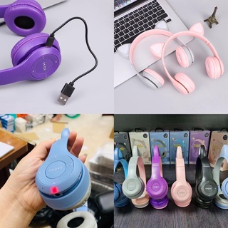 Tai nghe Bluetooth chụp tai mèo P47M cao cấp ngoài trời