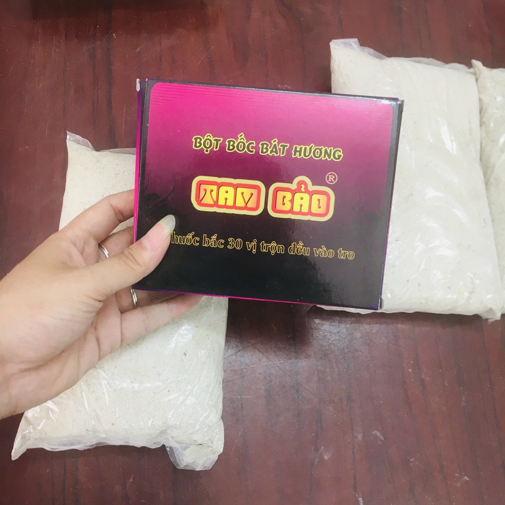 Tro nếp trắng trộn bốc bát hương tam bảo/ Thất bảo cốt nạp tượng / Gạo rắc bát hương bao sái lư hương