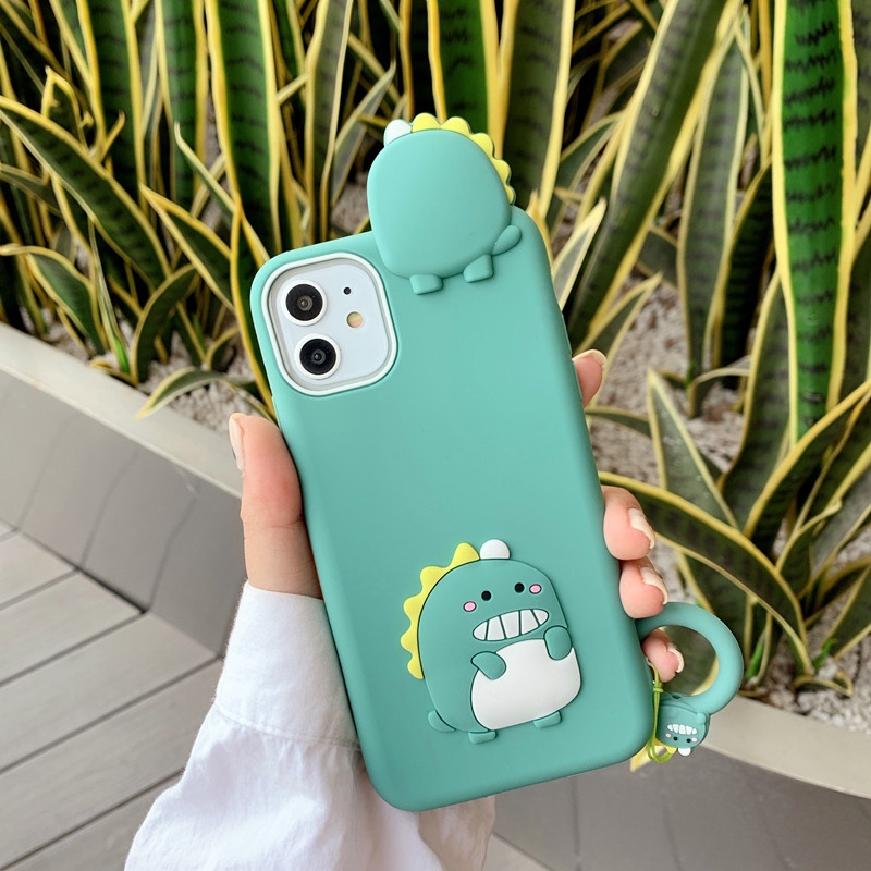 Ốp Điện Thoại In Hình Khủng Long Hoạt Hình Cho Iphone 12 11pro Max Xs Xr Se2 I7Plus I8 | BigBuy360 - bigbuy360.vn