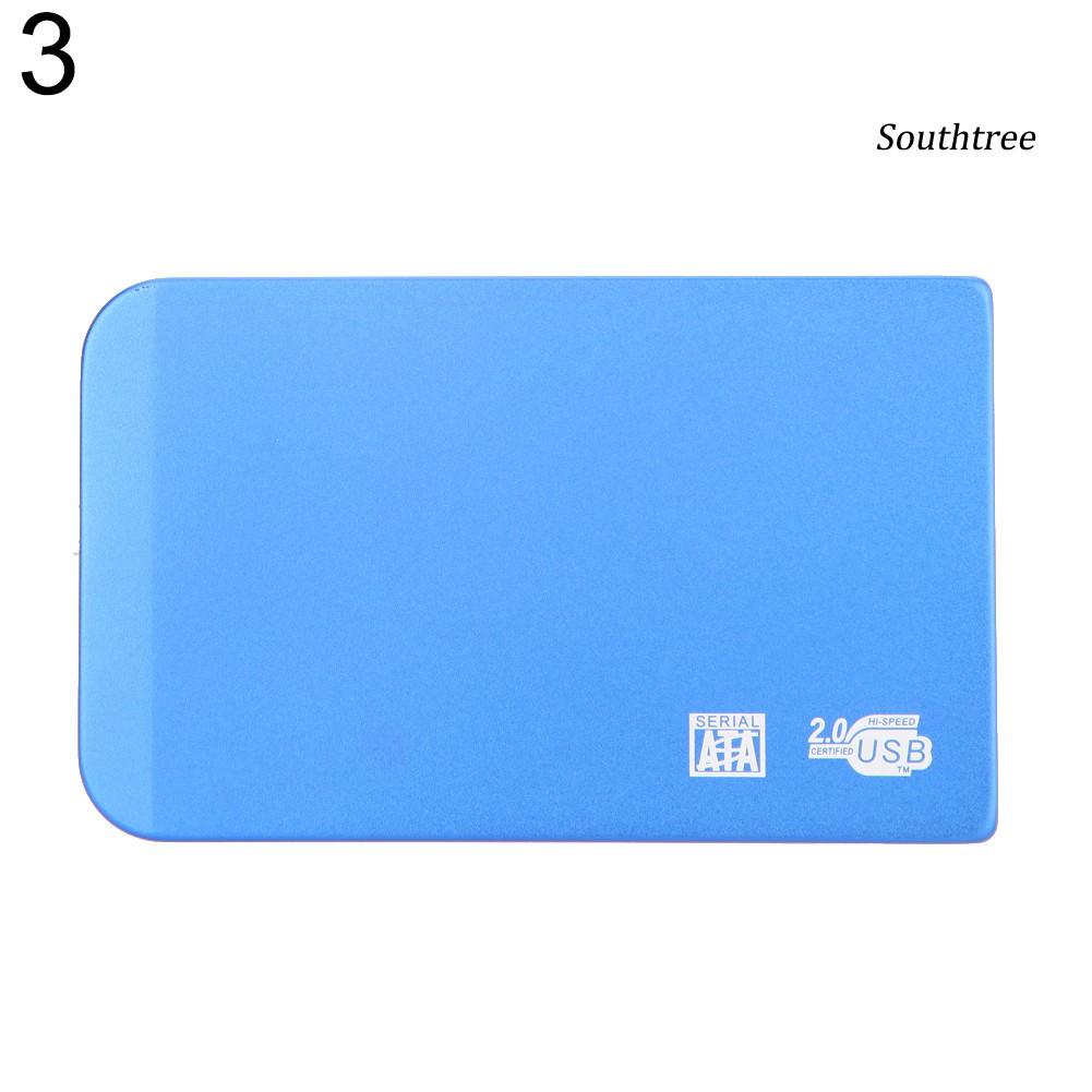 Vỏ Ổ Cứng Ngoài Usb 2.0 Siêu Mỏng Cho 2.5 Inch Sata Hdd Ssd