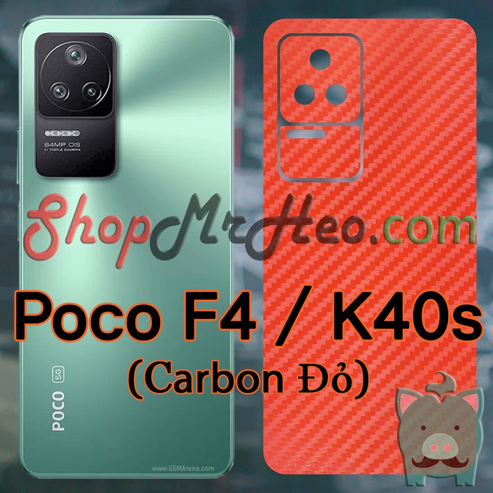 Skin Dán Mặt Sau Lưng Poco F4 5G - Xiaomi Redmi K40s