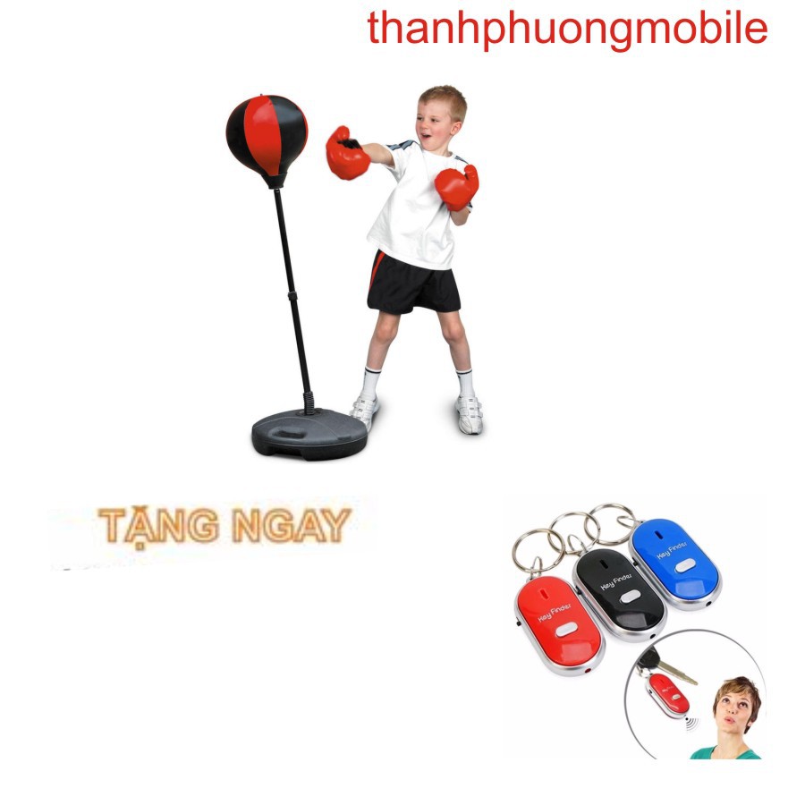 Bộ Đồ Chơi Đấm Bốc Trẻ Em Mới ( Màu đỏ đen ) tặng móc khóa húy sáo