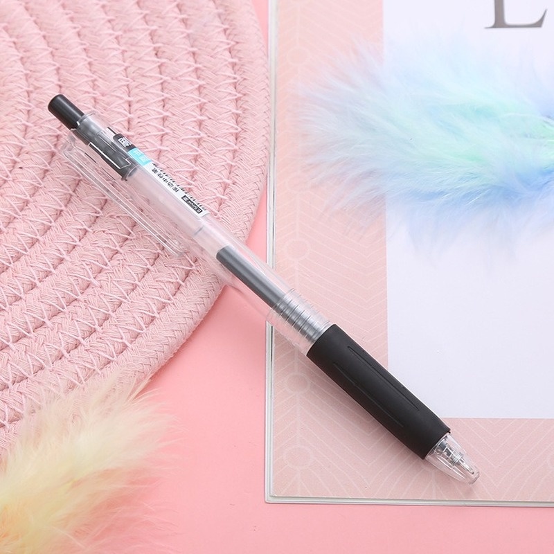 1 Bút Bi Mực Đen Ngòi 0.5mm Cỡ Lớn Thiết Kế Sáng Tạo Cho Văn Phòng
