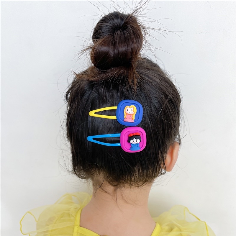 Túi 5 kẹp CÔNG CHÚA xinh xắn cho bé 5cm
