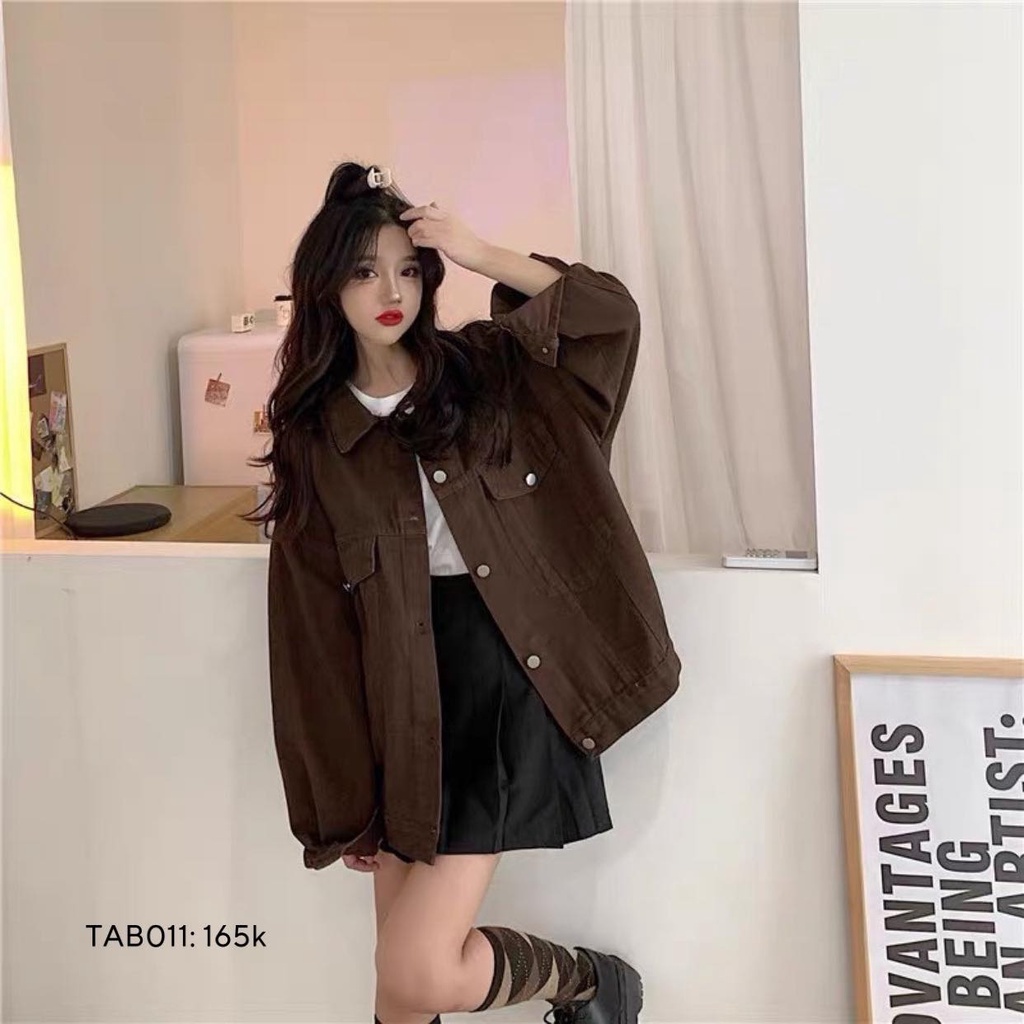 Áo khoác kaki form rộng CHIBEST TAB011
