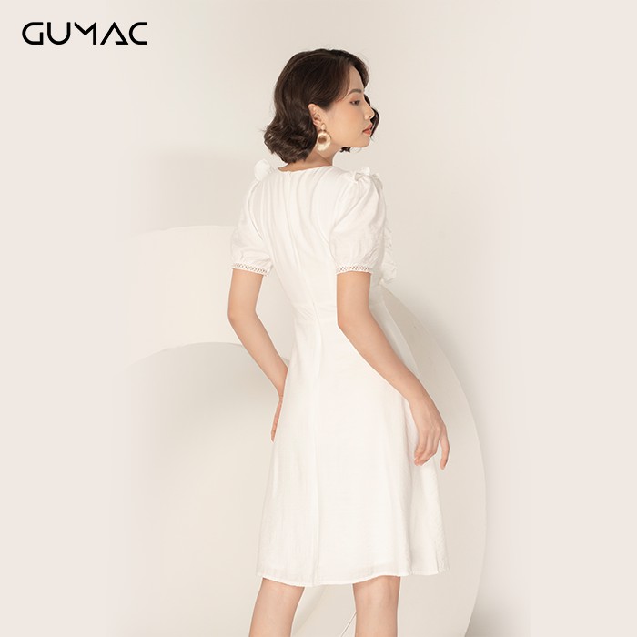 [Mã MABR07062 giảm 8% tối đa 50K đơn từ 249K] Đầm Boho cổ V đăng ten GUMAC DA988 | BigBuy360 - bigbuy360.vn