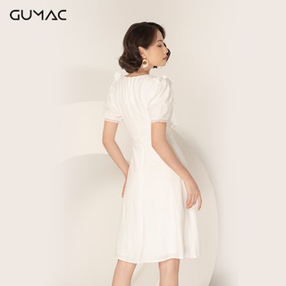Đầm Boho cổ V đăng ten GUMAC DA988