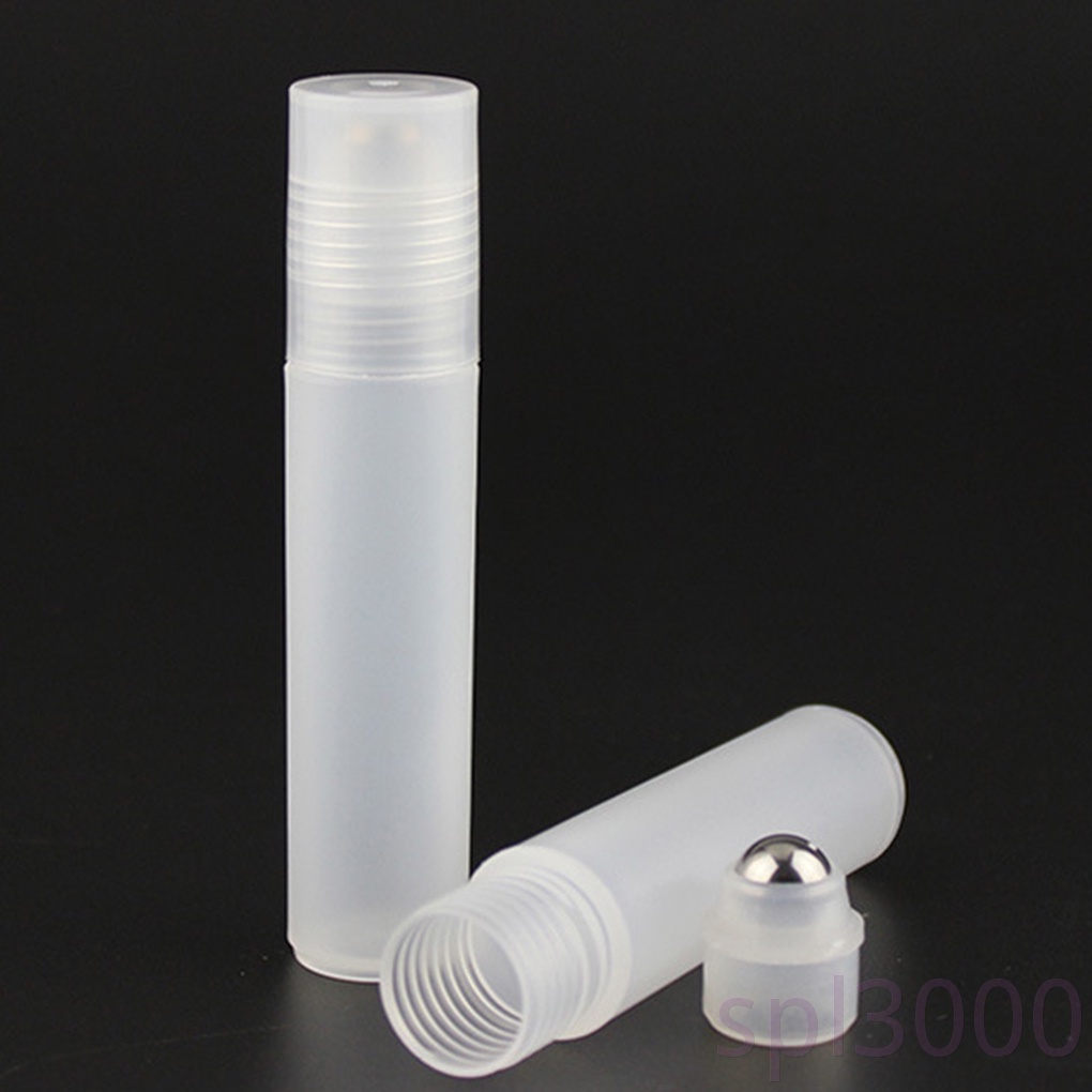 Set 4 chai rỗng trong suốt đựng tinh dầu có đầu lăn tiện dụng